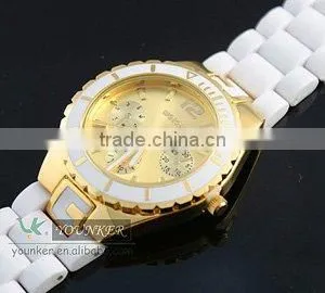 Diamond/Crystal Watch,Sport Unsex Watch,Stainless Steel Wristwatch (Japan quartz movt)
