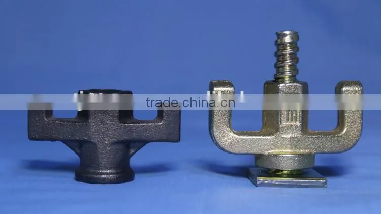 Formwork tie rod wing nut