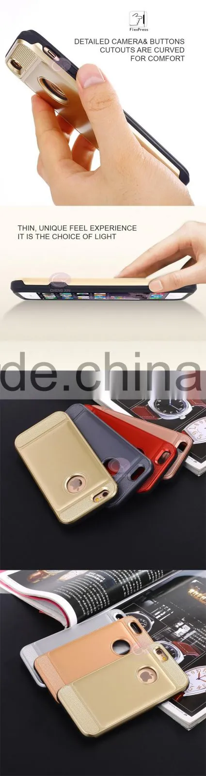 New arrival protective cover wholesale case for iphone 6s plus case cover