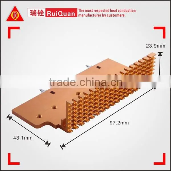 golden surface with low price Heat Sinks