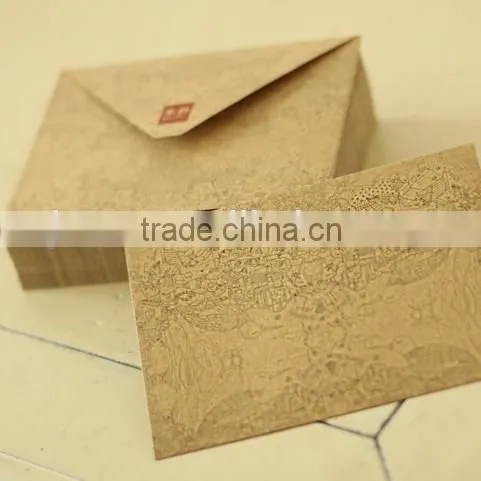 New Design Custom Printing Luxury Decorative Envelope