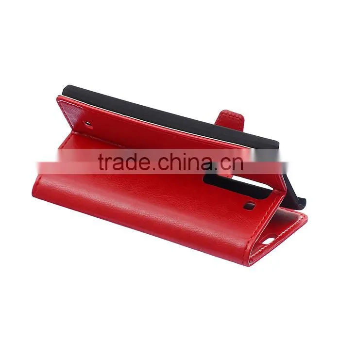 Wholesale Flip Cover Leather Case For LG AKA F520 ,For LG AKA F520 Book Cover Stand Case