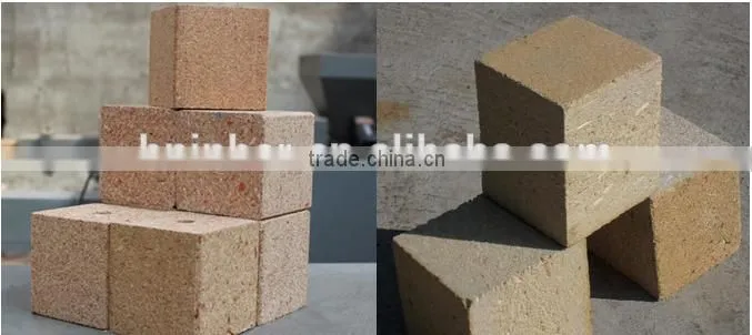 wood sawdust block manufacturing machine used widely worldwide