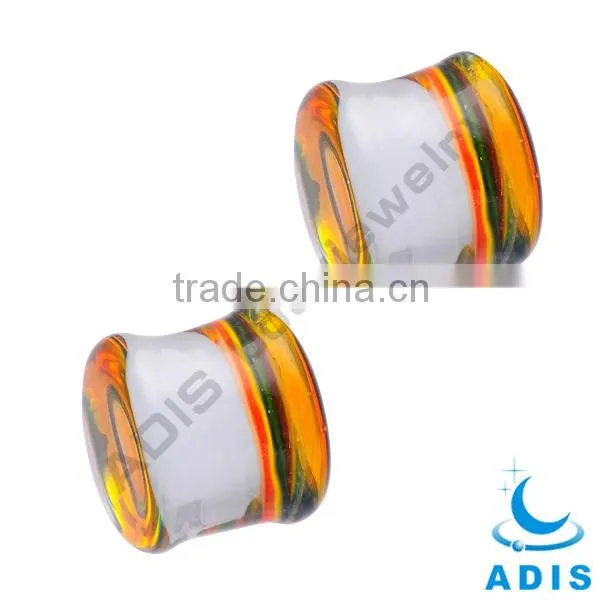 new fashion pyrex glass ear piercing