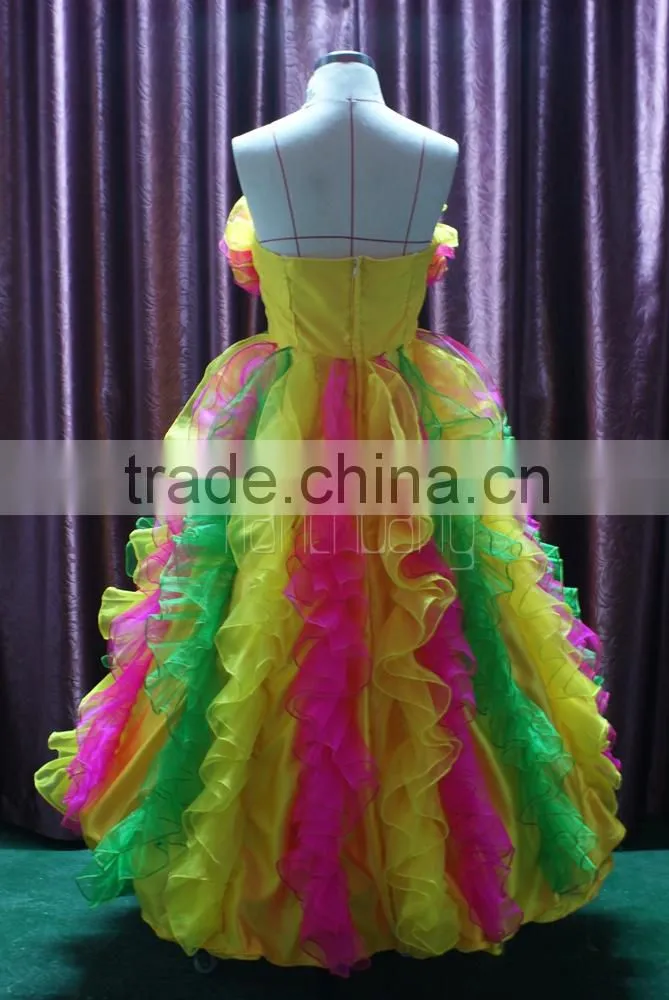 LED Light Dance Dress, Remote Control American Dancing Dresses