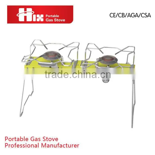 reasonable price two burners gas bbq burner parts