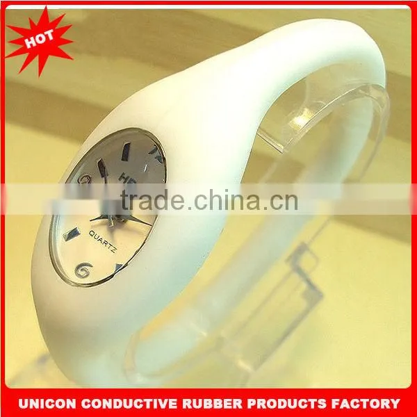 Popular slim rubber watch
