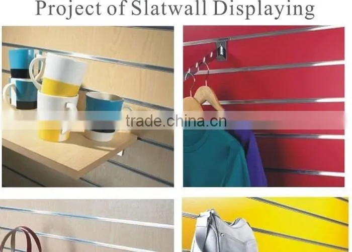 18mm aluminum slatwall mdf board