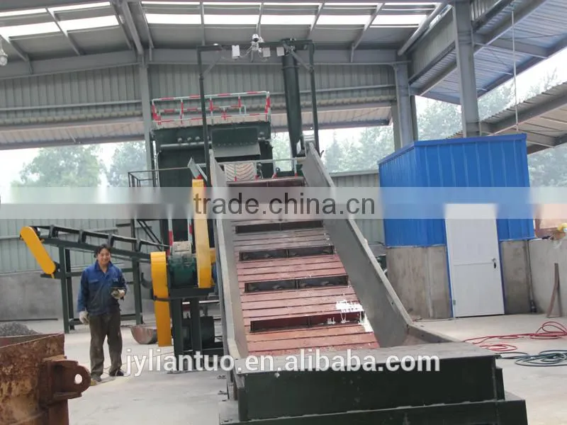 Have good quality product of scrap steel shredder line