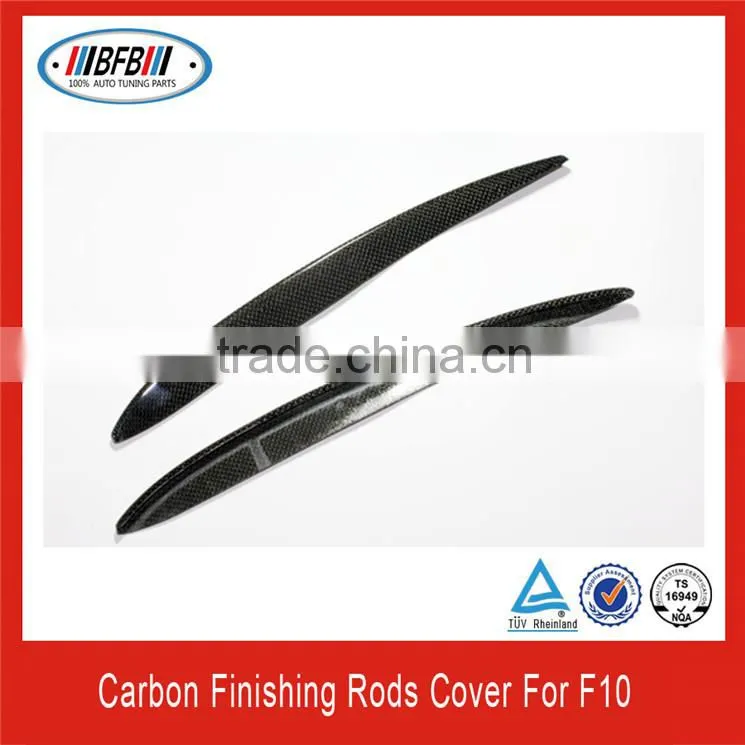 carbon rear spoiler carbon fiber car parts for BMW F10 carbon steering cover