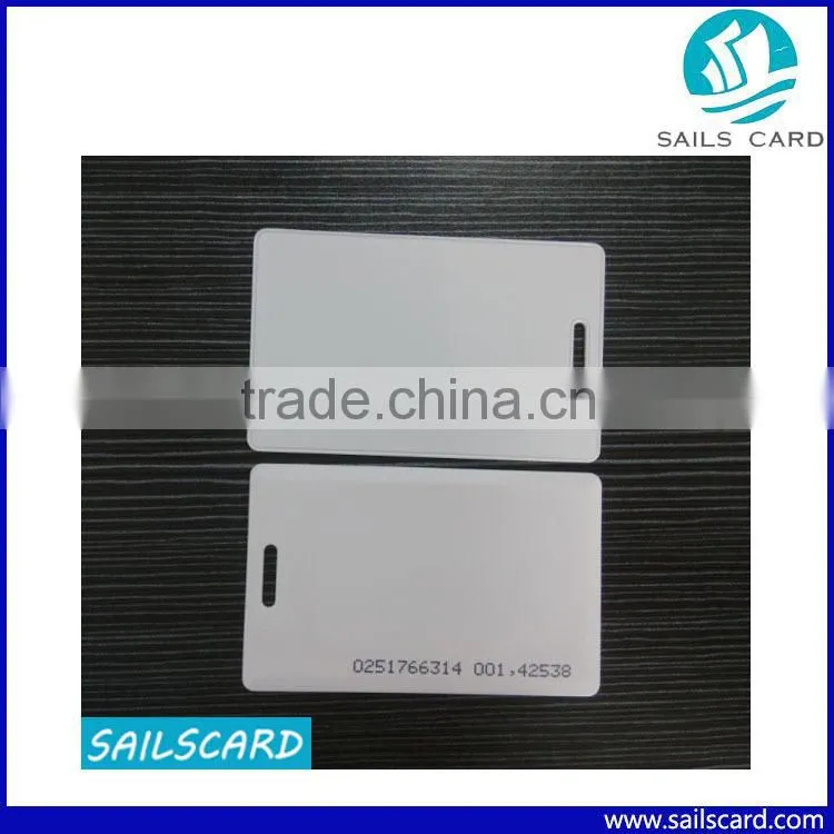 RFID Thick clamshell PVC 125KHz Writable T5577 Access Control Card