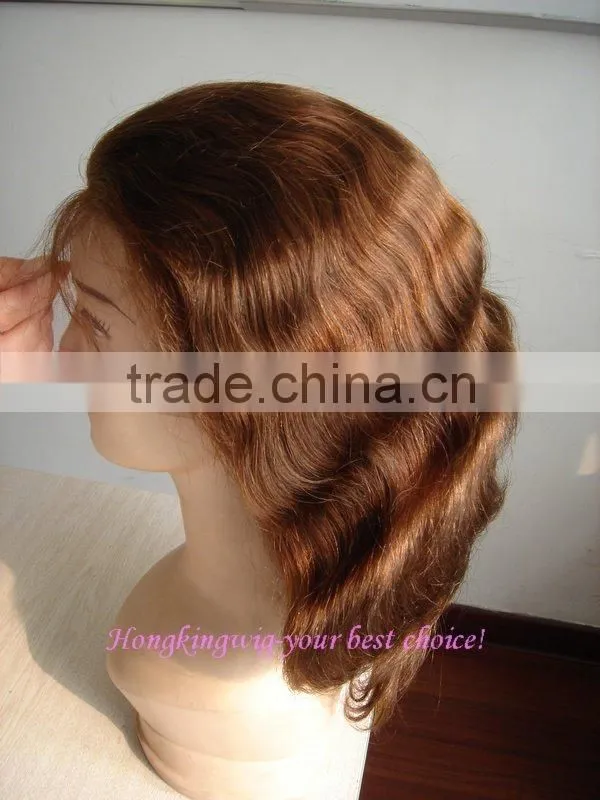 5a grade 100% virgin remy human hair full lace wig with fast delivery