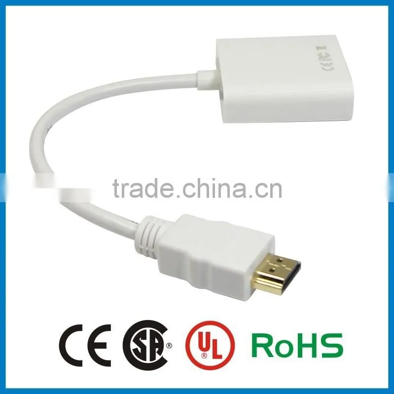 APBG High speed hdmi to vga adapter hdmi to vga cable converter