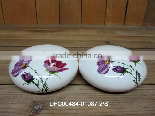 hot sale ceramic salt and pepper shaker unique decorative salt pepper set
