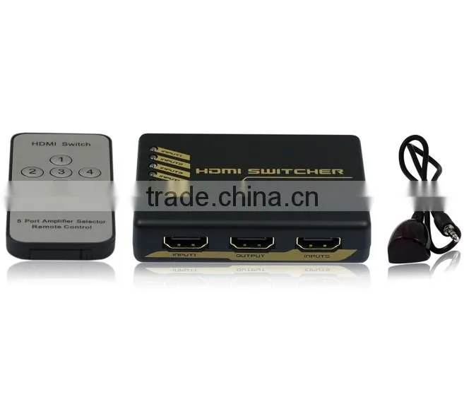 5port HDMI switcher with IR Remote support HDMI1.4a 4Kx2K