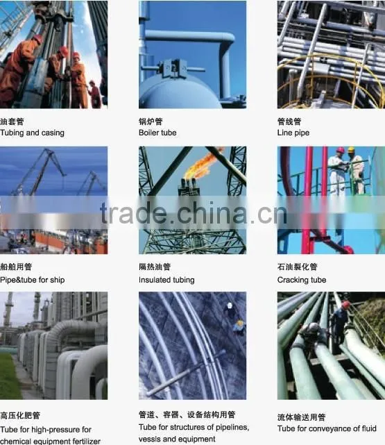 api / din / jis / astm carbon seamless fluid steel pipe