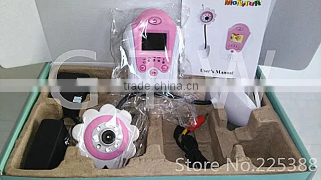 1.5 Inch TFT Full Color Baby Camera Pink Blue Color Nanny Camera Night Vision Portable Baby Monitor