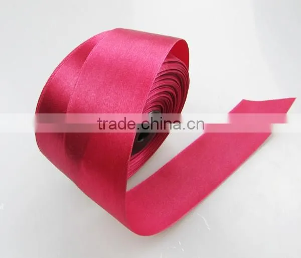 1.5 inch satin ribbon beautiful red color polypropylene ribbon