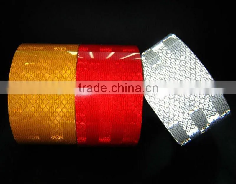 Yellow truck reflective tape
