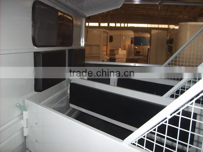 High quality 2 horse float angle load standard version