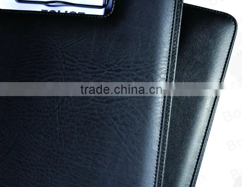 A4 pu custom restaurant leather menu cover
