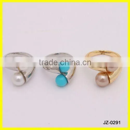 gold plating jewelry ring with crystal diamond of competitive price