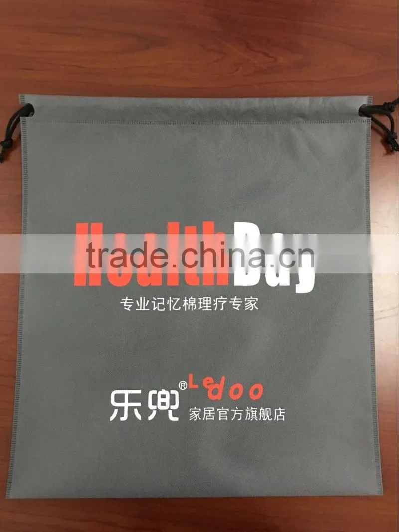 Ultrasonic wave nonwoven Flat bag with two color printing