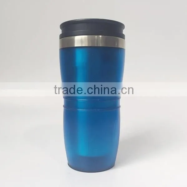 16oz custom printed reusable travel coffee mug