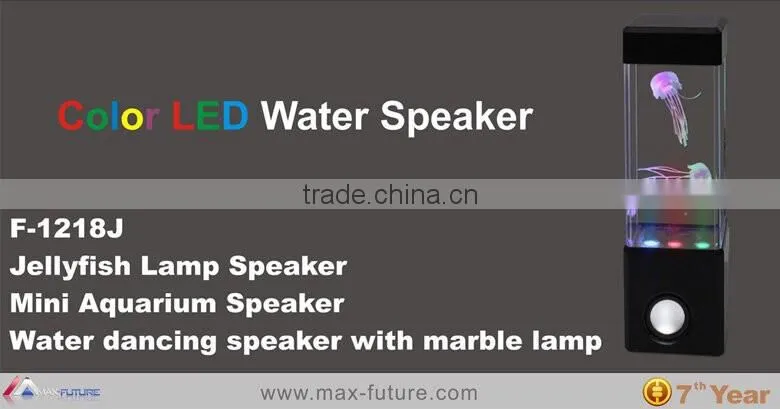 Mini Jellyfish water dancing speaker with USB charger F-1218 J