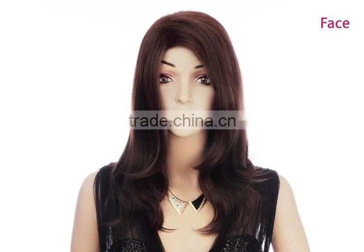 Wholesale high density sell long hair synthetic body wave party small head wig