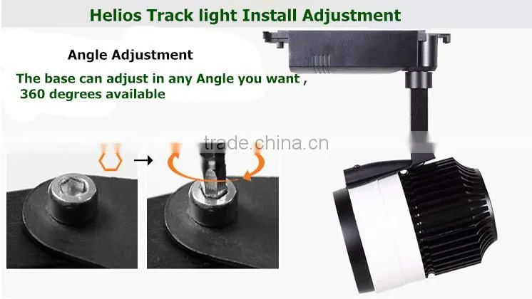CE ROHS approved high quality commecial 30w led track light