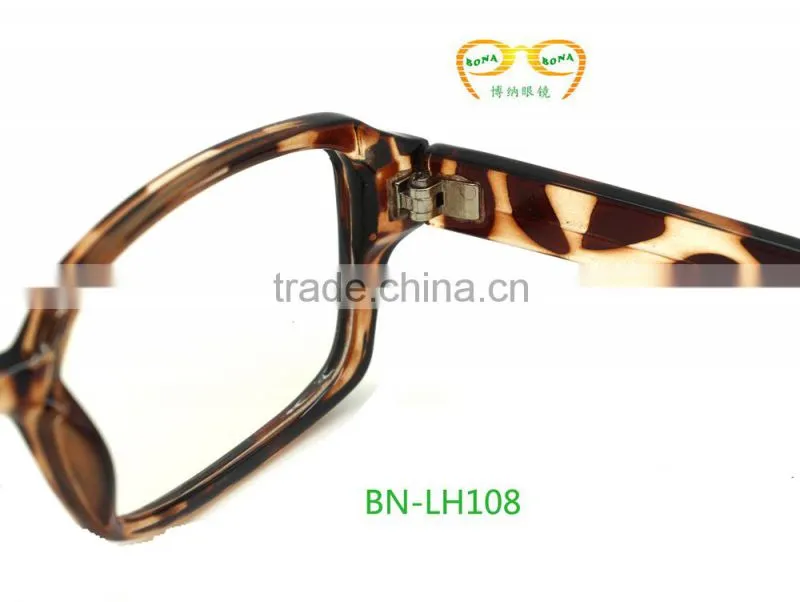 2015 high quality Leopard grain cheap half frame sexy reading glasses