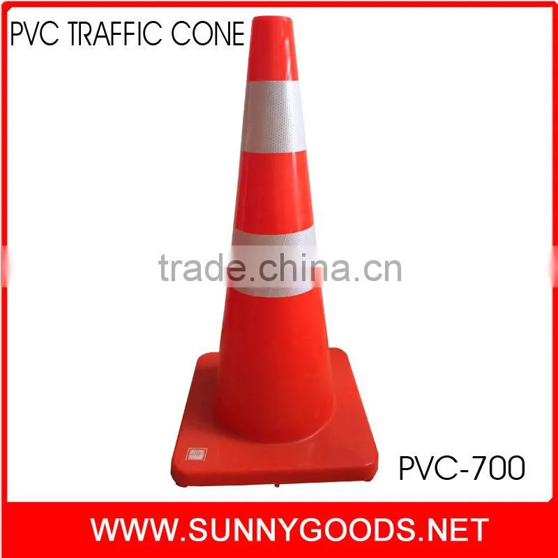 PVC 750mm reflective traffic road cone