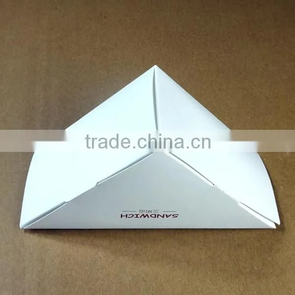 good price yellow triangle Cardboard Sandwich Boxes manufacturer Wholesale