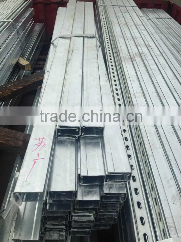 STRUT Channel /perforated channel usd for sollar