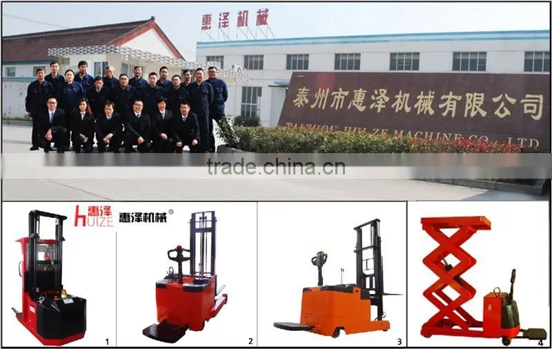1T Counterweight Type Full Electric Stacker