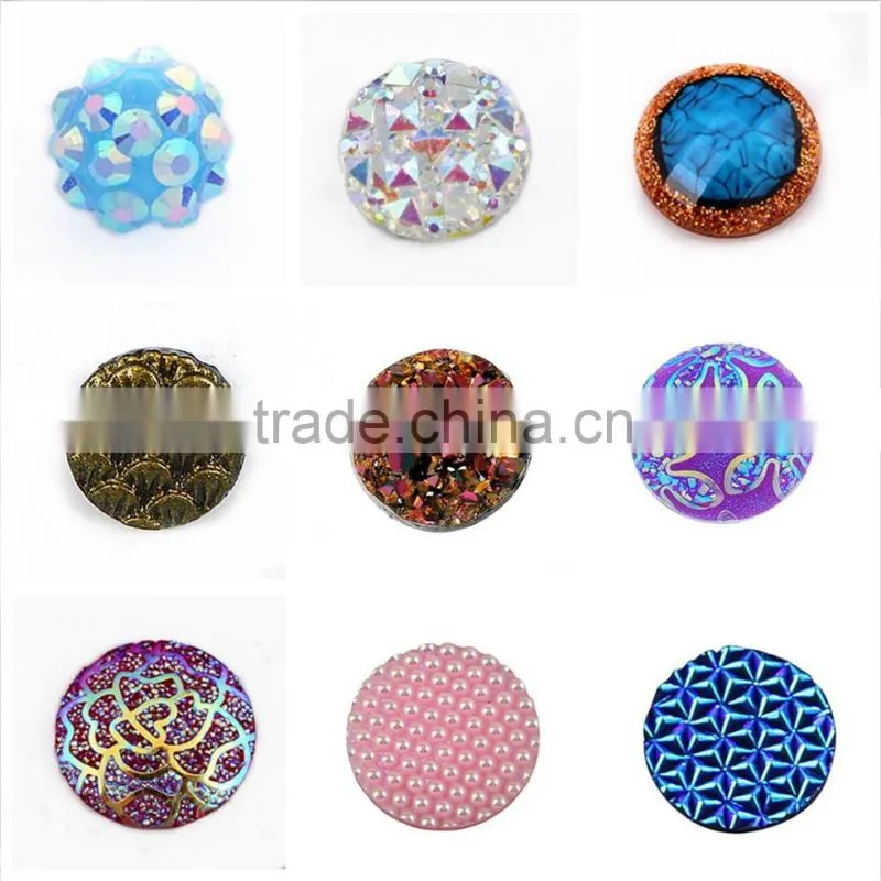 latest fashion artificial wholesale cheap hotfix beads resin stone for crafts