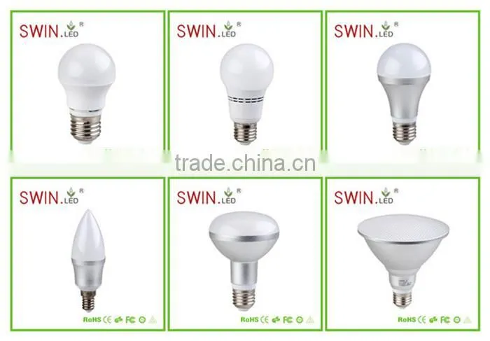 3w 5w 7w 9w 12w e27/e14 base led bulb for hotel use
