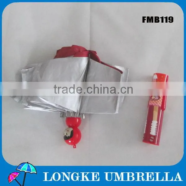 promition cute bottle jananese girl umbrella for sale