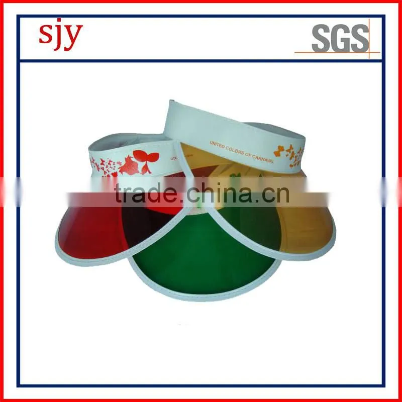 fashion design golf visor hat wholesale visors caps