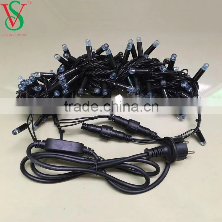 PVC Black Color Cable LED Strip for Tree Decoration Lights