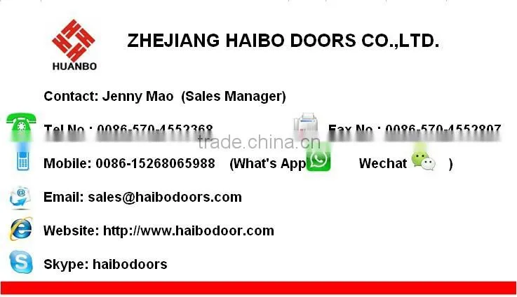 Wooden Decorative Pattern Interior Door