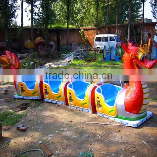 China factory fun park rides cheap roller coaster slide dragon for sale amusement games