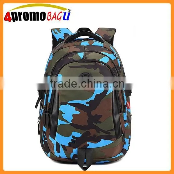 2016 Wholesale children chool bag military soft backpack bag