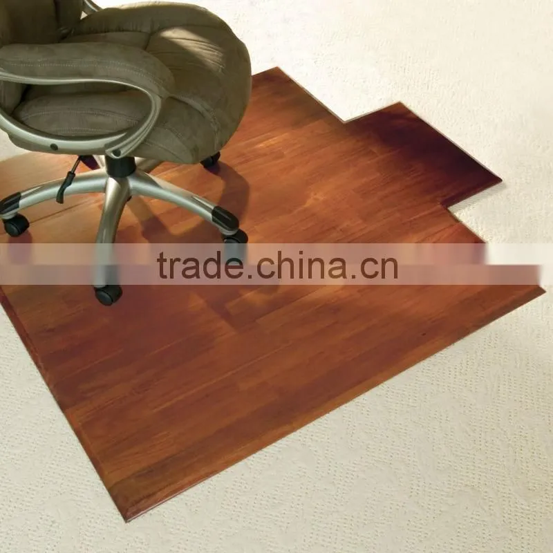 wood grain PVC Chair mat
