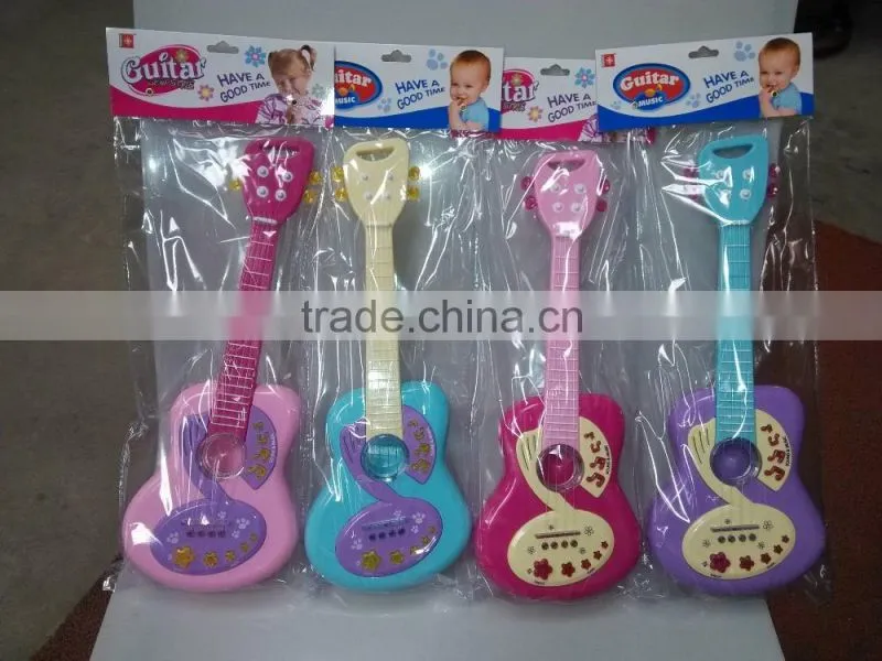 Musical instrument guitar toys cartoon intelligence guitar with light.nice gift for kids.