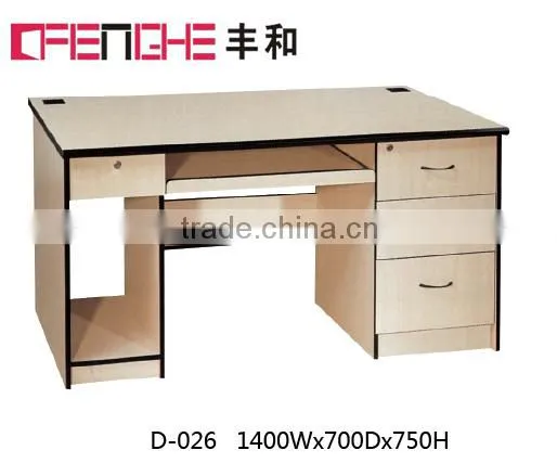 modern wooden computer tables, melamine office desk, drawing office desk