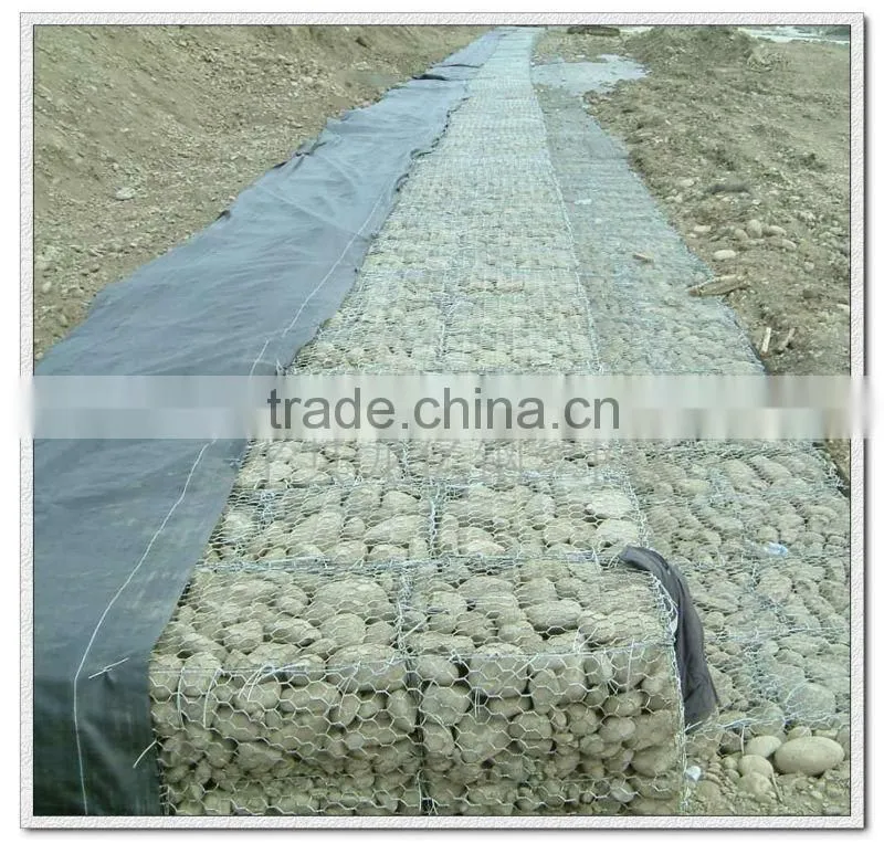 Hot dipped galvanized Gabion Boxes, Mattresses and Sack