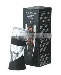 Deluxe fountain wine aerator decantor color box