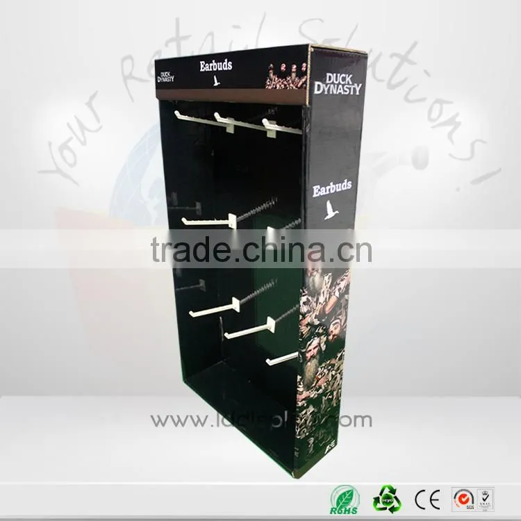 pos display stand for hanging spoon ,pos cardboard sidekick display stand ,pos cardboard sidekick display